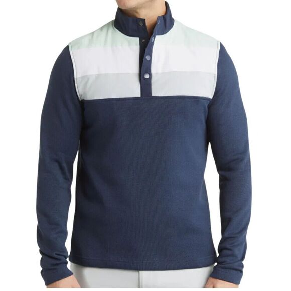 New Men's Swannies Foxx Fleece Golf Quarter Snap Jacket XL - Picture 1 of 6